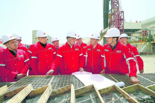 马兴瑞深入调研石油天然气产业项目
