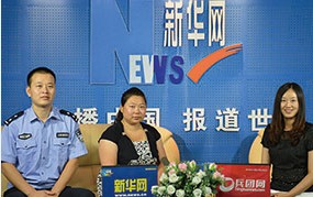 访大学生西部计划志愿者徐瑛、贺超峰