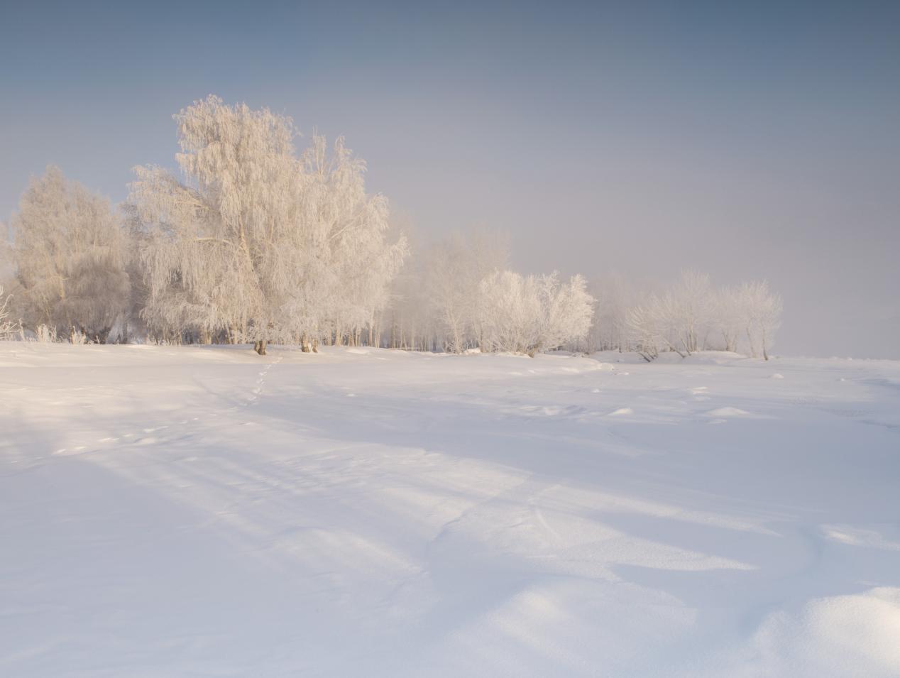 银装素裹(巴哈提汗.阿赛提摄影)