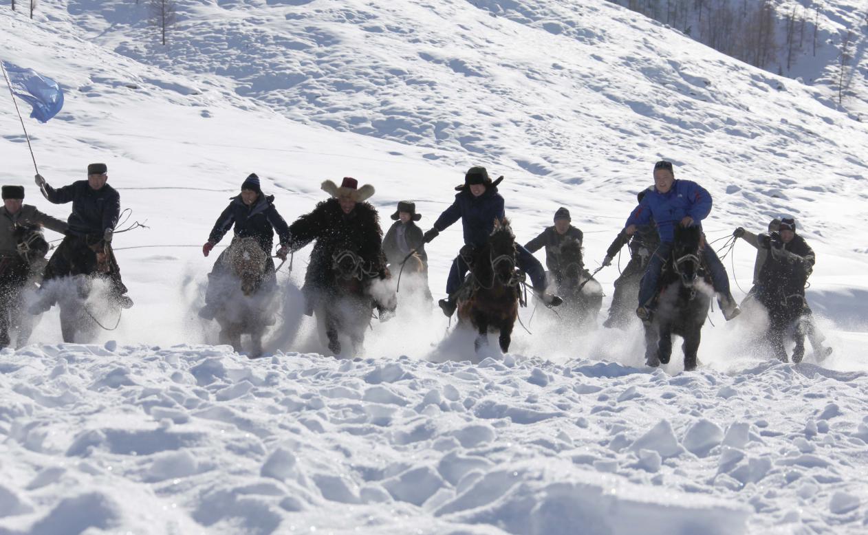 雪地赛马3（富蕴宣传部供图）