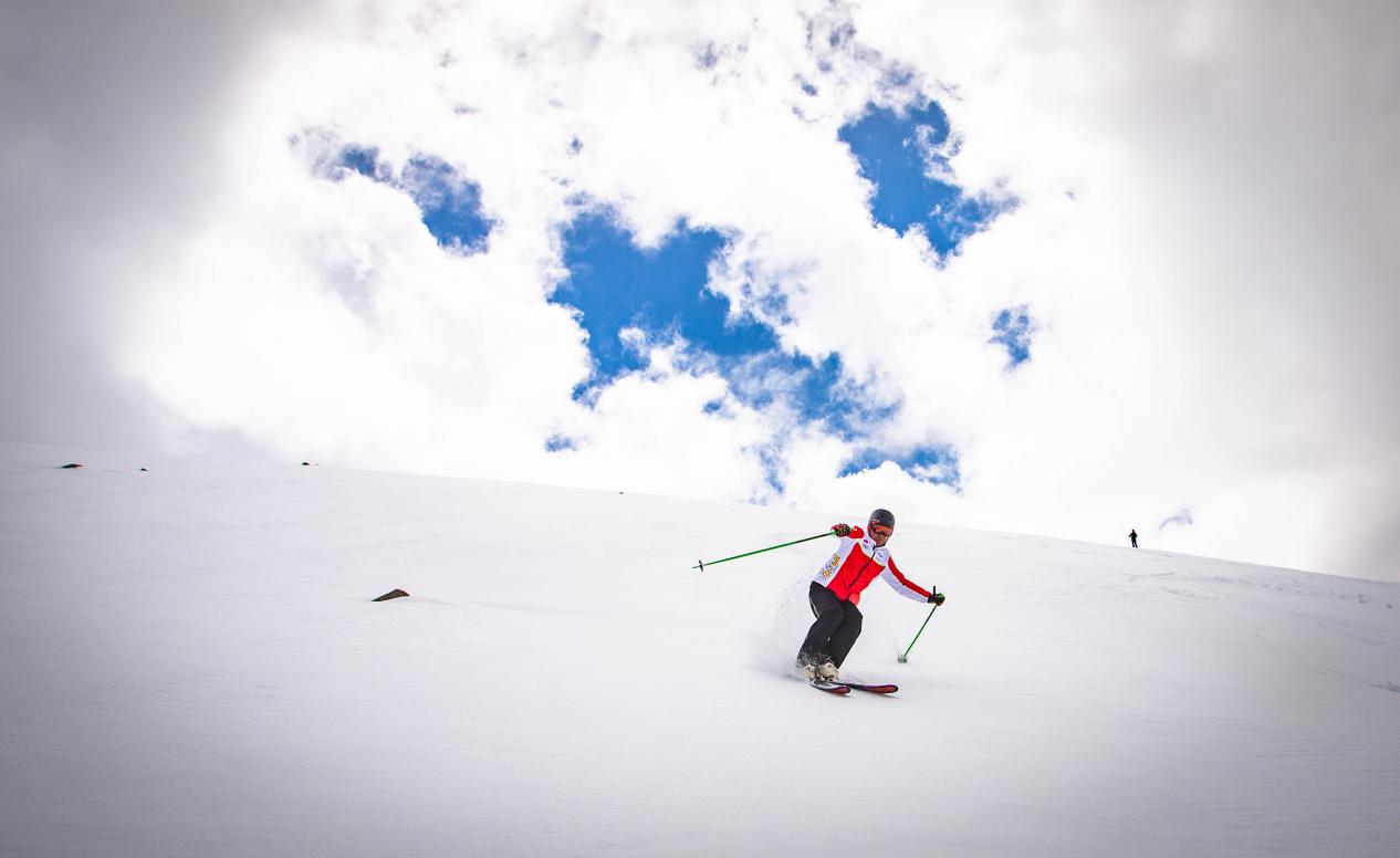 可可托海国际滑雪场比赛4(富蕴宣传部供图)