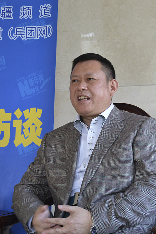 访新疆华春投资集团董事长李成功